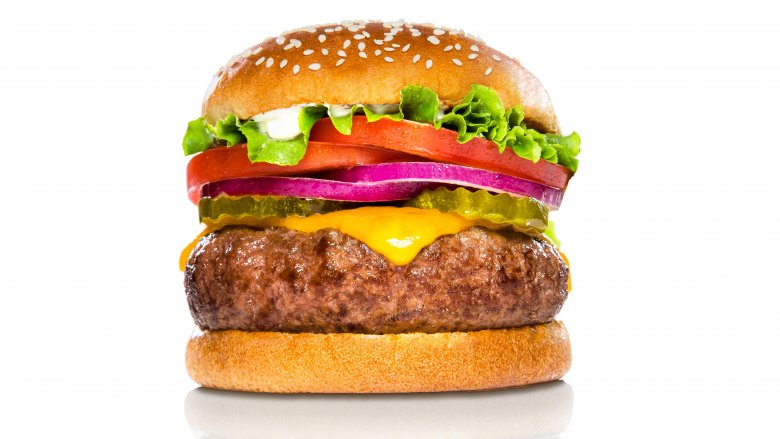 Burger stock photo