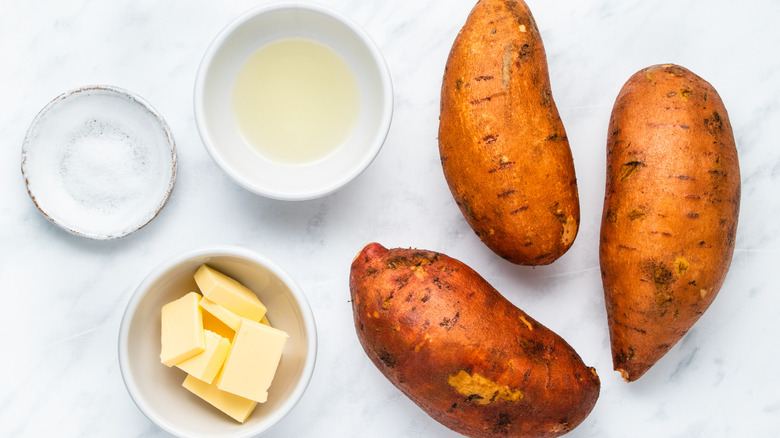 baked sweet potato ingredients