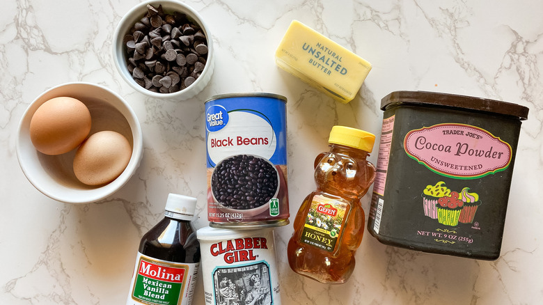 black bean brownie ingredients