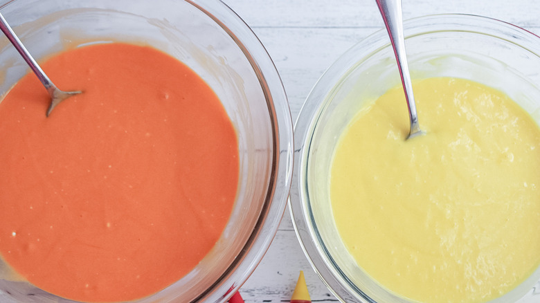 batter in bowls 