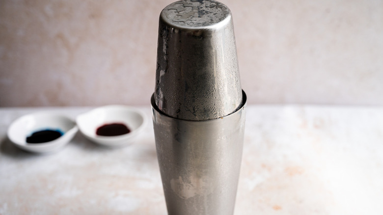 top and bottom cocktail shaker