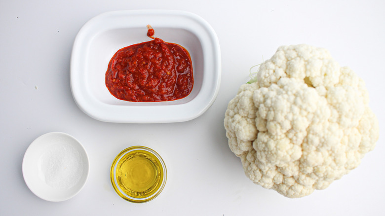 harissa roasted cauliflower ingredients