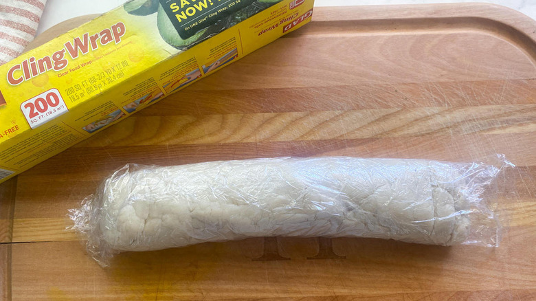 lefse dough log in plastic