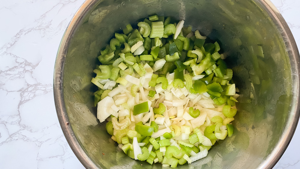 cooking veggies