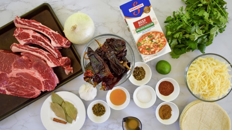 ingredients birria de res arcos