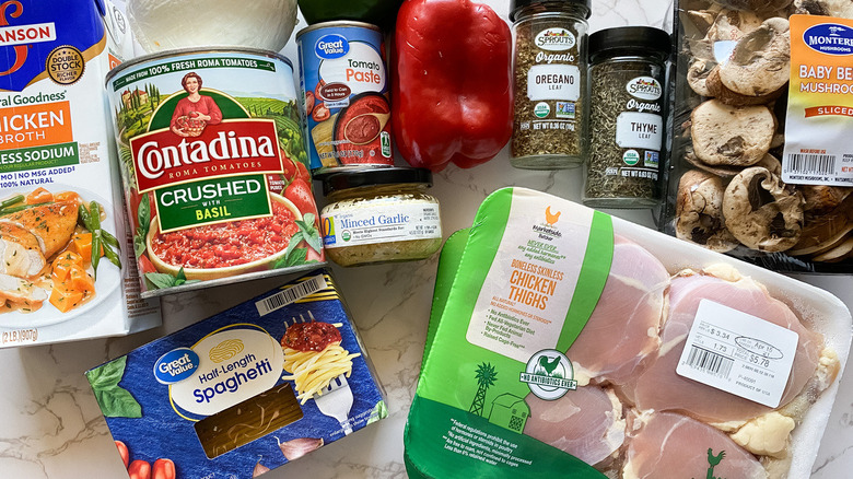 chicken cacciatore ingredients