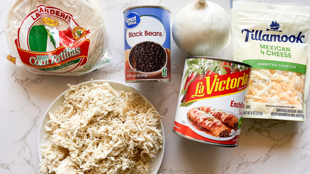 slow cooker chicken enchiladas ingredients