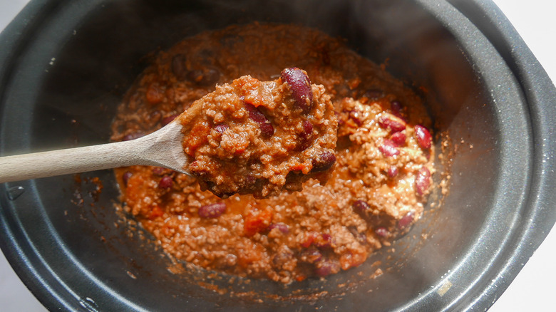 chili con carne slow cooker