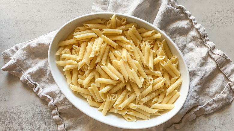 Finished pasta