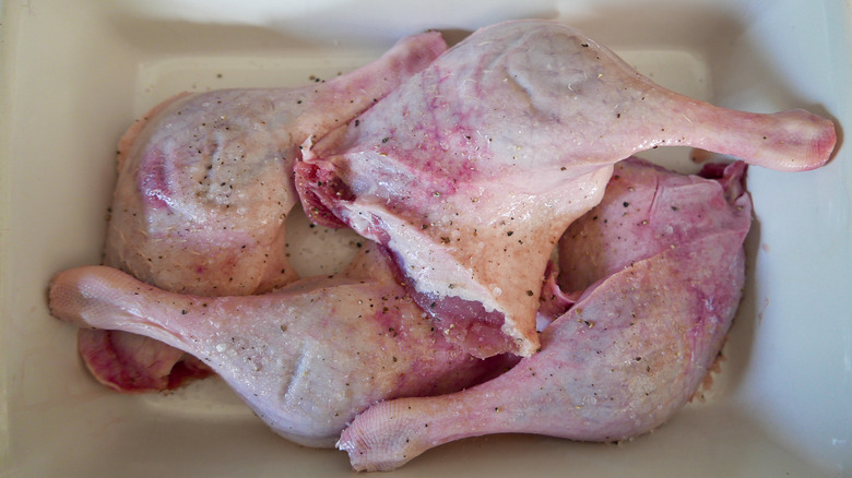 raw duck legs