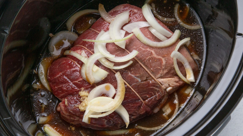 beef in crockpot 