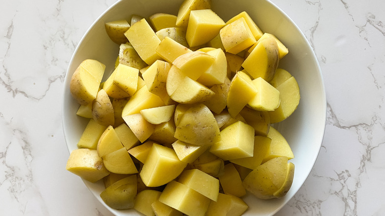 diced potatoes