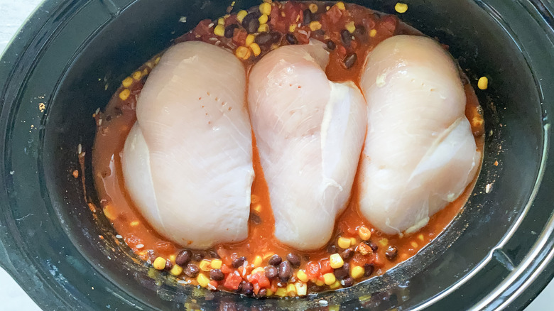 chicken in slow cooker