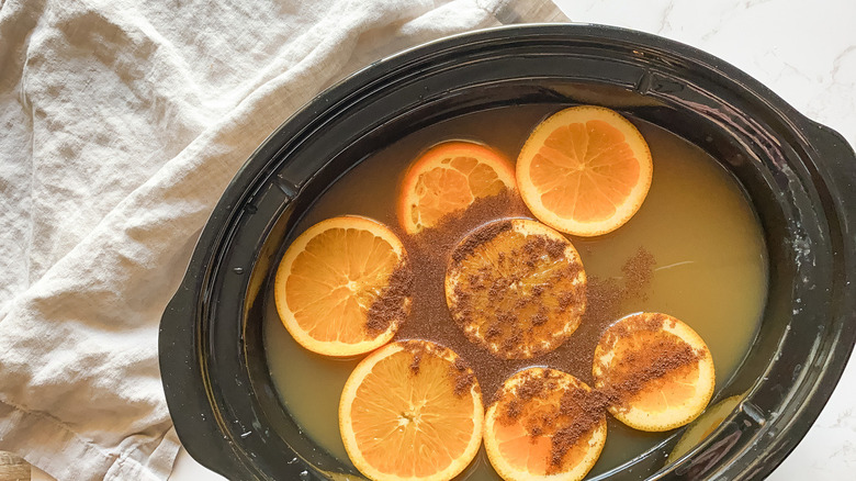 slow cooker mulled cider