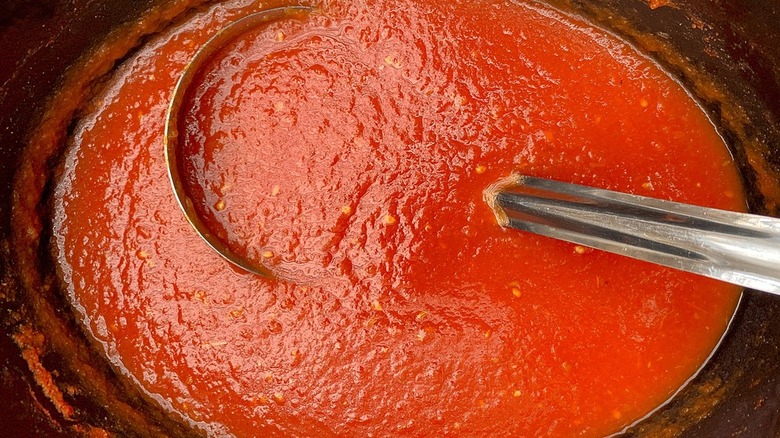 Slow cooker homemade marinara recipe