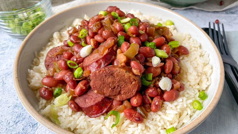 Red Beans and Rice - Monkey and Me Kitchen Adventures