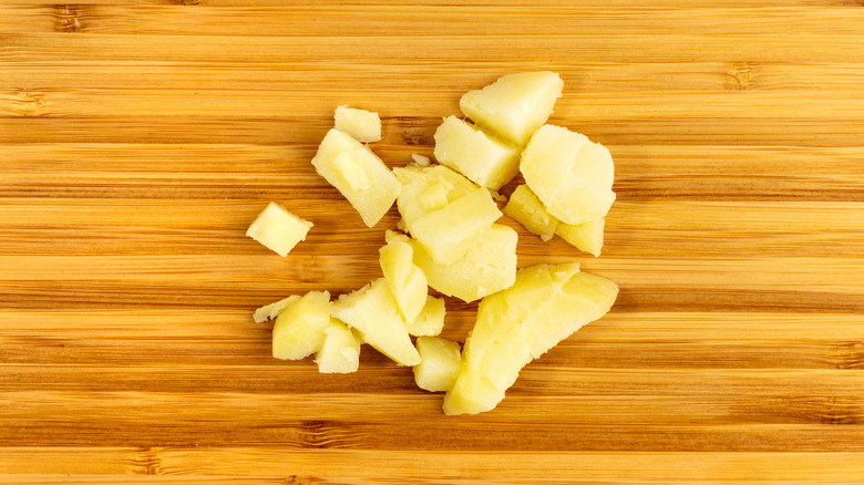 diced potatoes