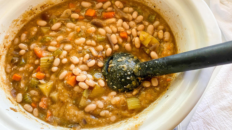 immersion blender in soup