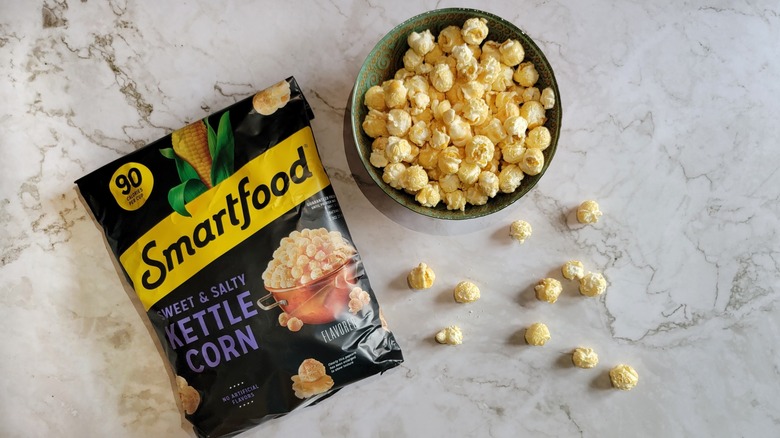 kettle corn in bowl