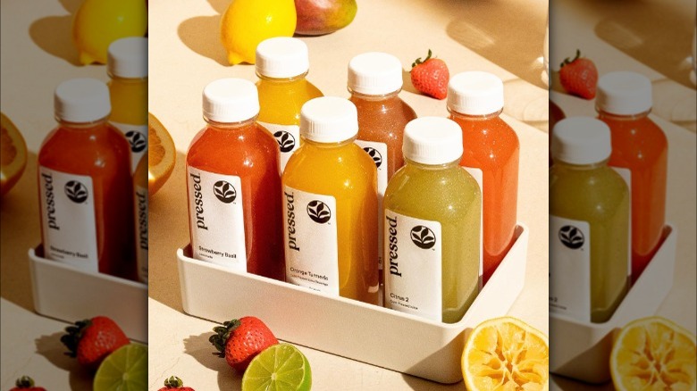 bottles of Pressed Juice