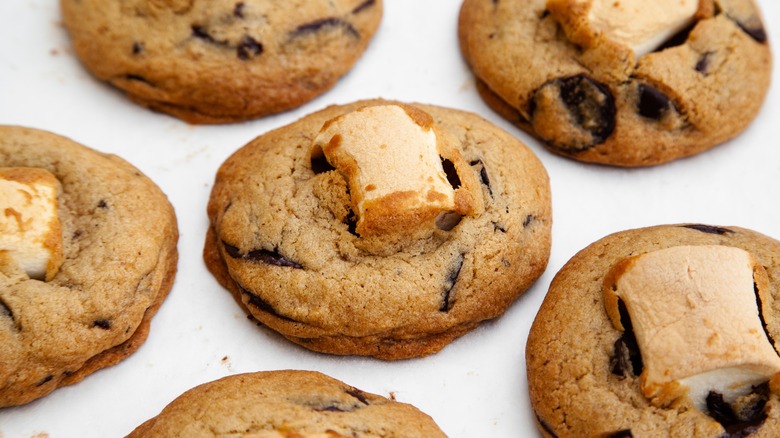 S'mores chocolate chip cookies.