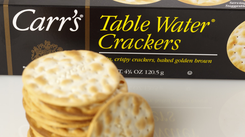 table water crackers