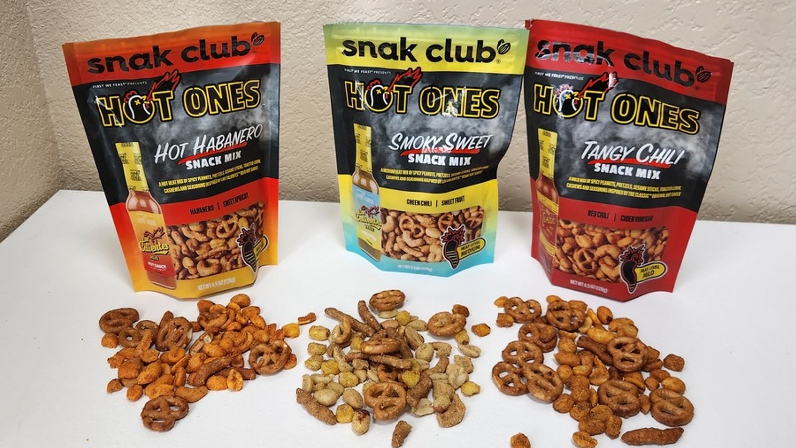 Snak Club Hot Ones Snack Mix Lineup Review A Spicy Snack For Hot Sauce