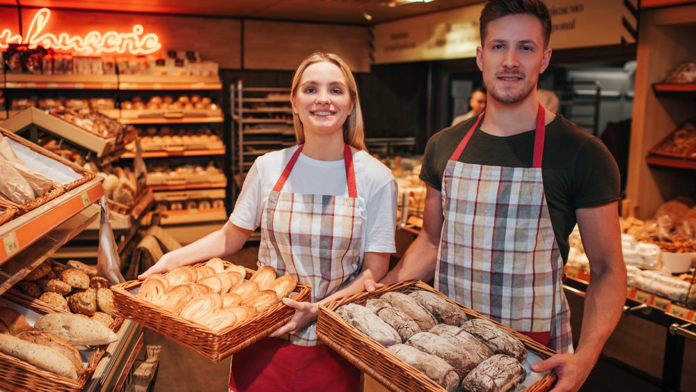 bakery workers at grocery