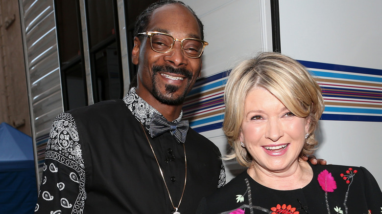 Snoop Dogg and Martha Stewart side-by-side