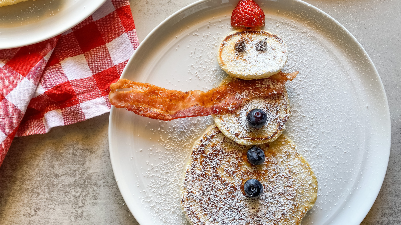 Snowman Pancakes {Quick, Easy + Kids Love Them!}