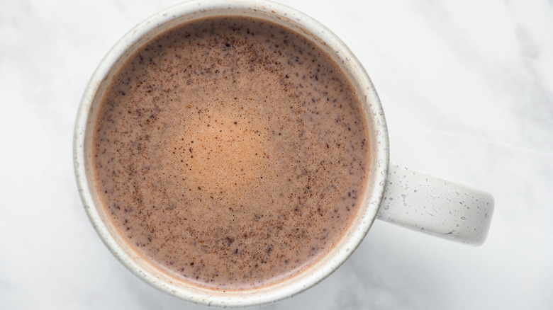 hot chocolate in mug