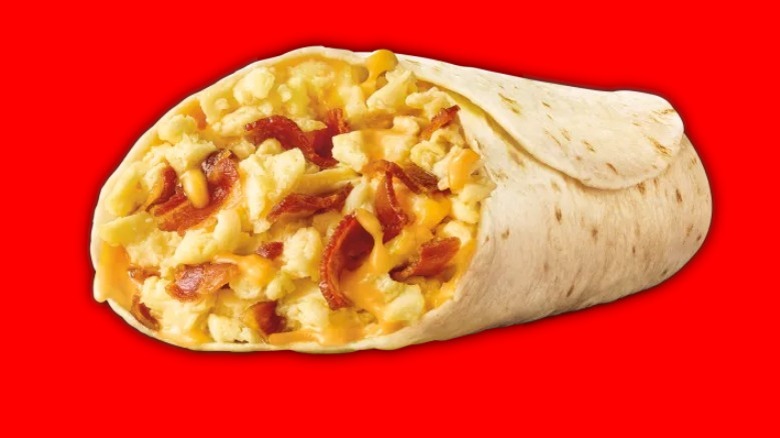 Sonic Bacon Breakfast Burrito