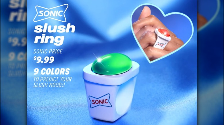 Sonic slush mood ring