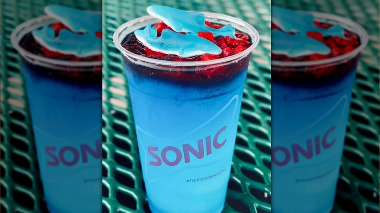 Sonic's Shark Week drink