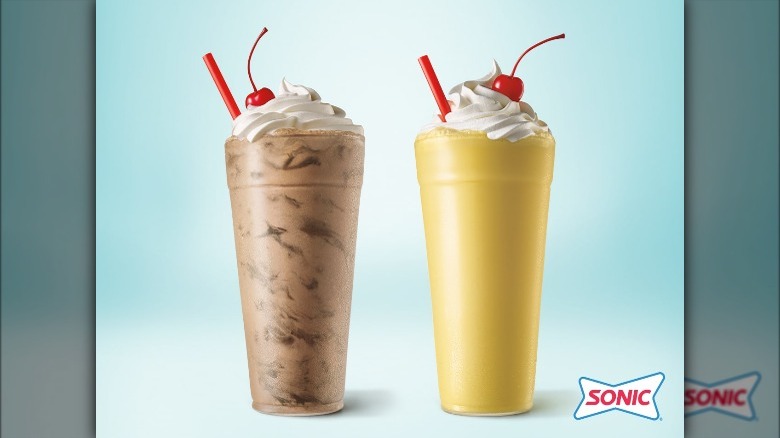 Sonic Brownie and Cake Batter Shakes