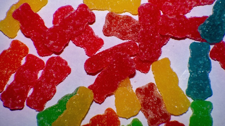 Sour Patch Kids spread out