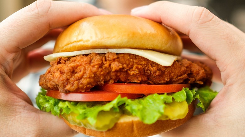 Chick-Fil-A fried chicken sandwich