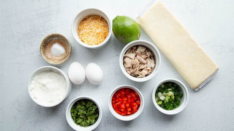 southwest chicken empanada ingredients