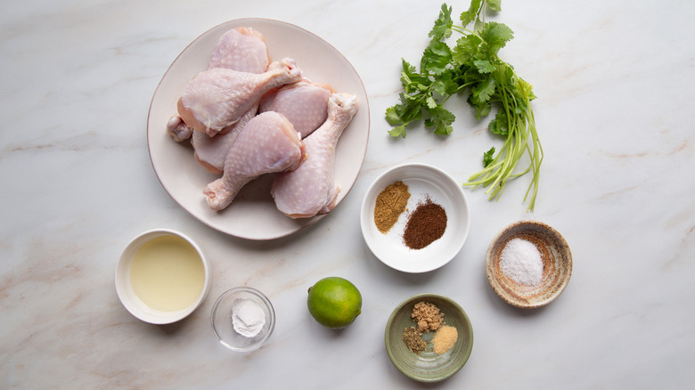 southwest-spiced air fryer chicken ingredients