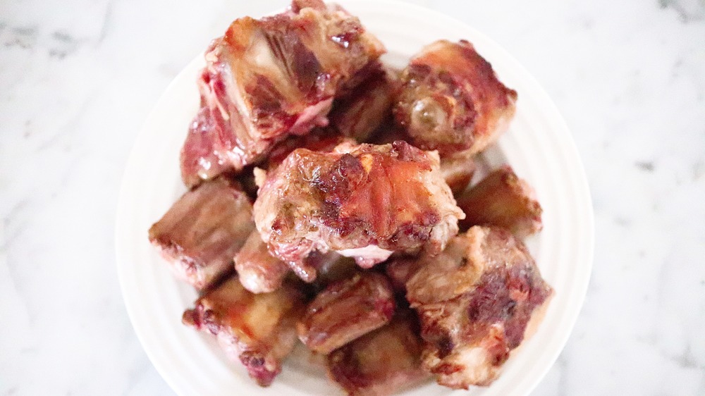 Photo of seared oxtail