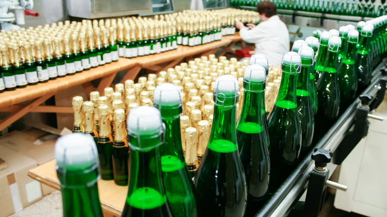 sparkling wine production