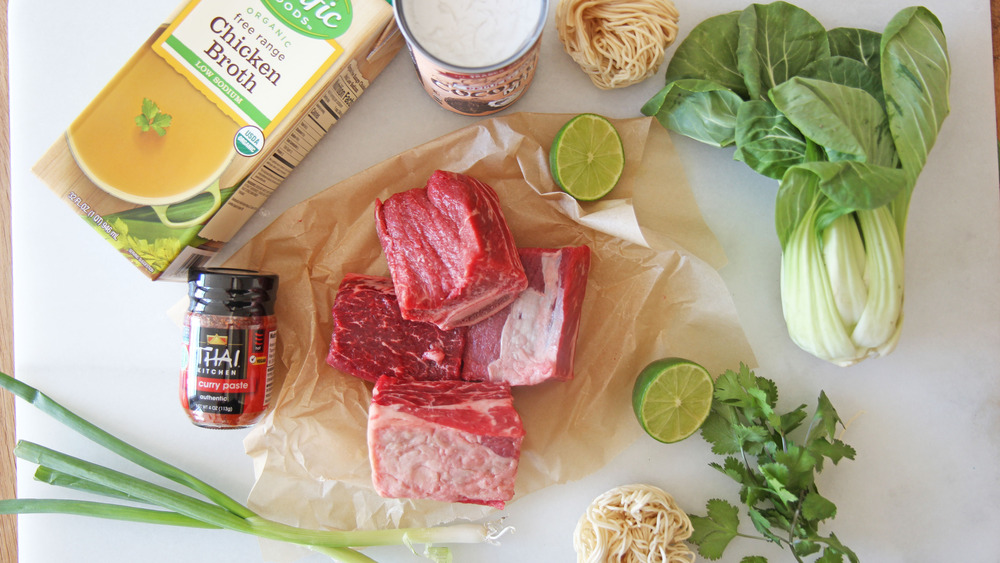 spicy beef noodle soup ingredients