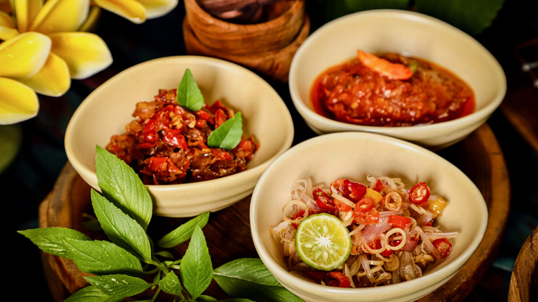 three types of sambal