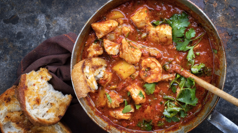 Creole seafood stew