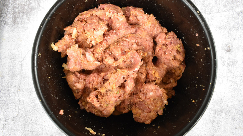 beef and pork mixture