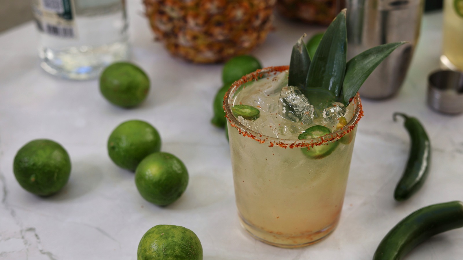 Spicy Pineapple Shrub Margarita Recipe