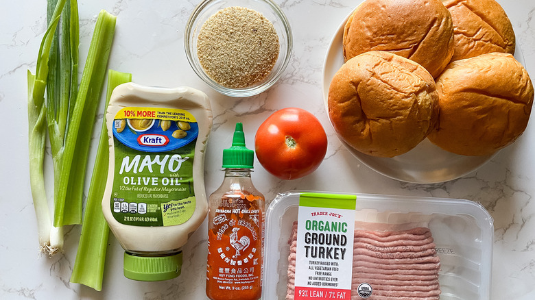 turkey burger ingredients 