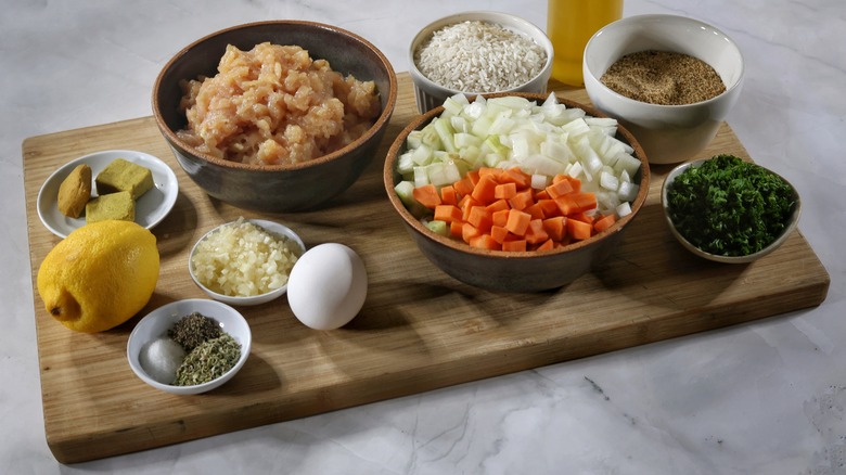 chicken meatball soup ingredients