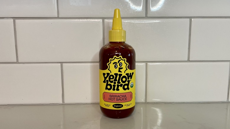 hot sauce with yellow lable