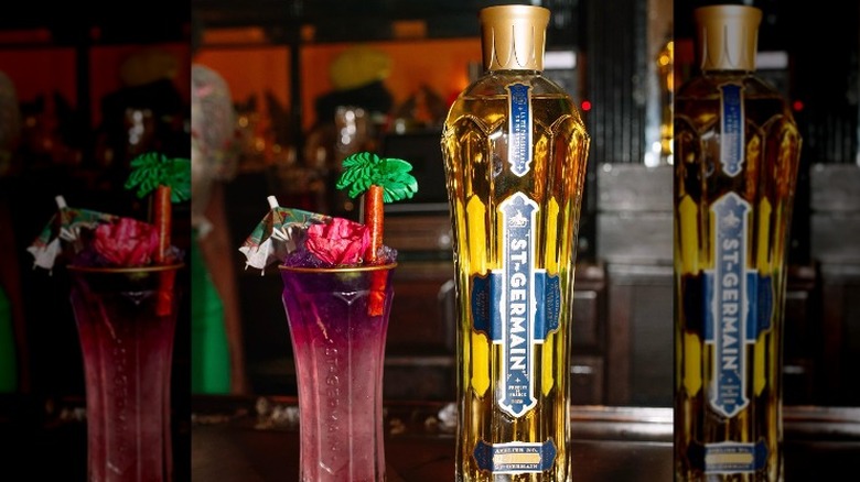 St. Germain and cocktail